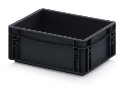 ESD Antistatic Euro Bin Containers - 30 x 20 x 12 cm (L x W x H) - 666 ESD EG 32/12 HG